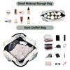 CEBUGI Man Cowboy Quilted Duffle Bag for Women Large Carry