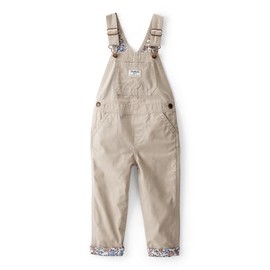 Oshkosh Girls World's Best Overalls, Brown, 4T