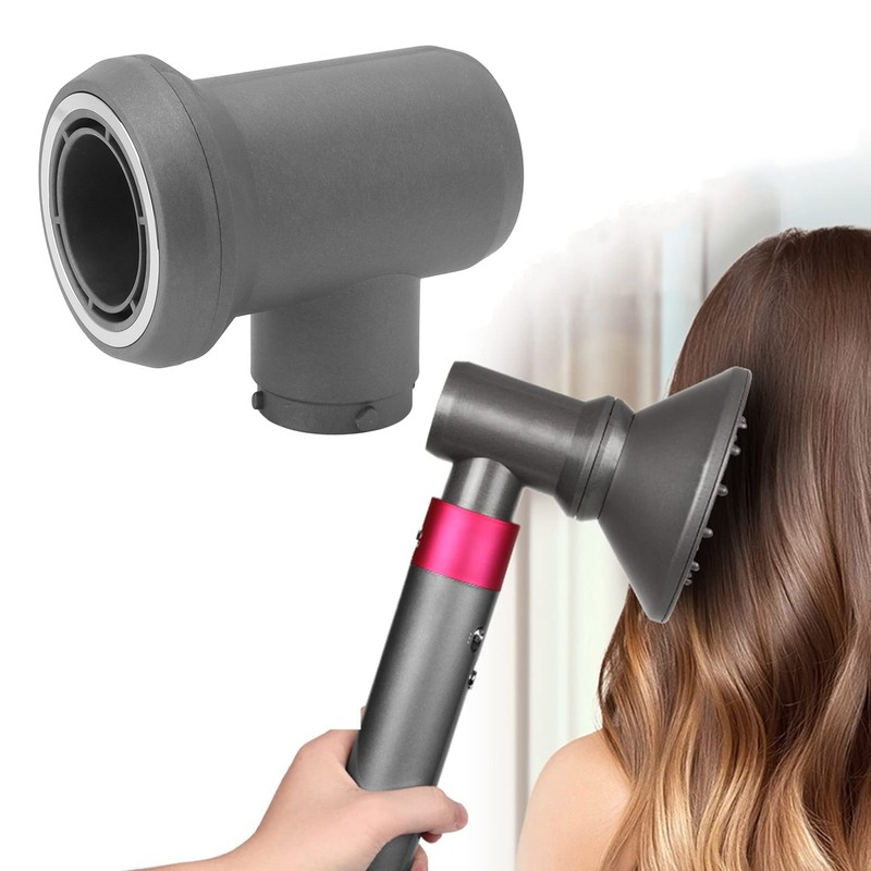Hair Dryer Adapter Connector PA66 Converting Styling Hair Dryer Diffuser