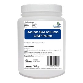 A. Salicilico Puro Grado Usp 500 Gr Mejor Calidad                                                                                                     