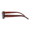 PASTL Small Rectangular Sunglasses Classic Narrow Lens Fashion Frame Brown