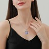 Tree of Life Birthstone Necklace for Women 925 Sterling Silver