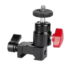 CAMVATE Mini Ball Head with NATO Clamp for 1/4"-20 DSLR Camera Monitor