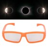 5pcs Solar Eclipse Glasses Professional Safe Plastic Direct Sun Viewing