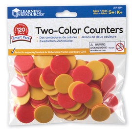 Learning Resources Two-Color Counters Smart Pack, Counting resources for kids, Classroom and Homelearning, Counting Toys, Playing Counters, EYFS Resources.