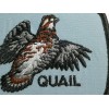 Voyager Quail Embroidered Patch NEW Vintage Voyager hunting ruffed bird