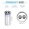 sourcing map 2Pcs 70MFD CBB65 Run Start Capacitor 70uF, 370/440V