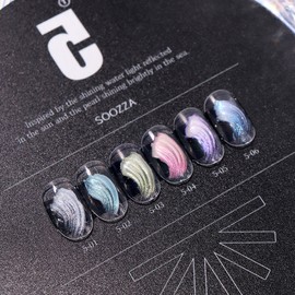 Sujja Gel No. 5 Whole Gel 6 Type Set Texture Gel Nuance Nail / 수짜젤 5번 통젤 6종 세트 텍스쳐젤 뉘앙스네일