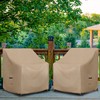 Outdoor Chair Cover Pack of 2 600 D Oxford Fabric