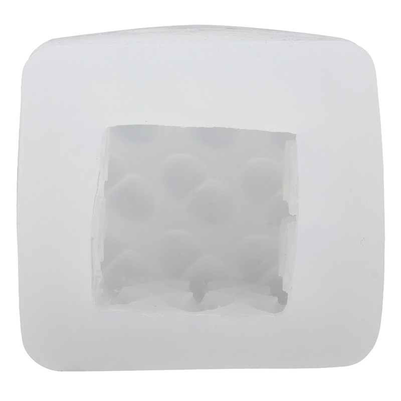 3D Heart Cube Aromatherapy Candle Silicone Mold Food Grade Candle