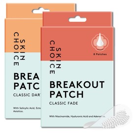 SKIN CHOICE Microdart Pimple Patches Bundle Dots for Early Stage Pimples and Dark Spots, Niacinamide, Salicylic Acid, Hyaluronic Acid, CICA, Tea Tree, Hydrocolloid Patch, Vegan Cruelty-Free (16 Pcs)