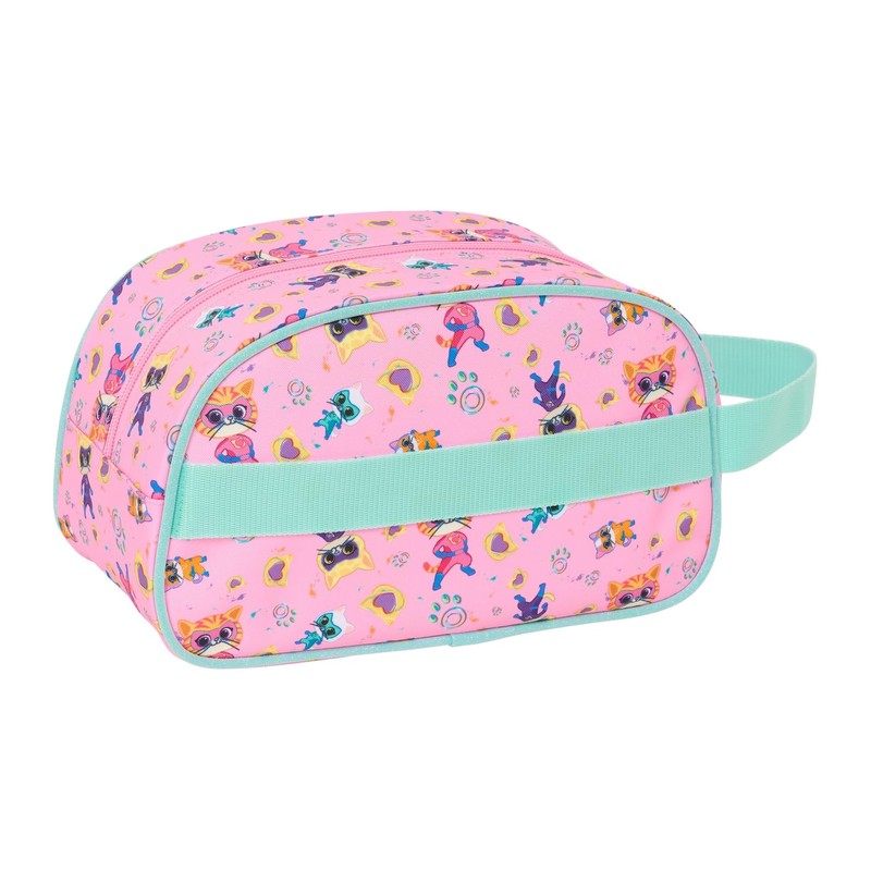 Safta Superkitties Children's Toiletry Bag, Medium with Handle, Children's Toiletry