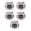 Gas Stove Knob Cover, Stainless Steel, Direct Installation, 5pcs, Compatible