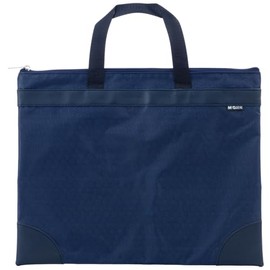 M&G Bolsa grande con cremallera de 12 x 15 pulgadas con asa, A4 plegable y ligera, bolsa de almacenamiento de documentos Oxford impermeable, organizad