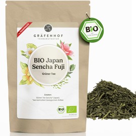 Sencha Green Tea from Japan, 100 g Loose Organic Tea, Direct from Fuji, Japanese Premium Tea, Aromatic, Slightly Sweet, Delicious Alternative to Gyokuro, Matcha Powder, Japanese Green Tea