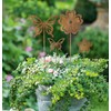 Garden Decoration Butterfly Garden Stake Decorative Stake Flower & Butterfly