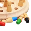 Wooden Memory Chess Game Logic Thinking Training Color Matching Stick