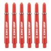 KOTO Darts chäfte Collection Short + Remover, Nylon Shafts Red,