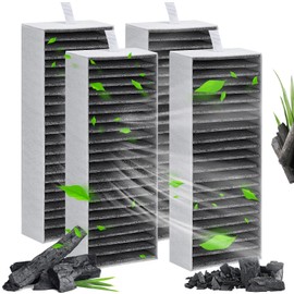 Pack of 4 activated carbon filter cooker hood for Siemens, carbon filter for cooker hoods for Bosch, filter cooker hood for Neff, activated carbon filter cooker hood Siemens