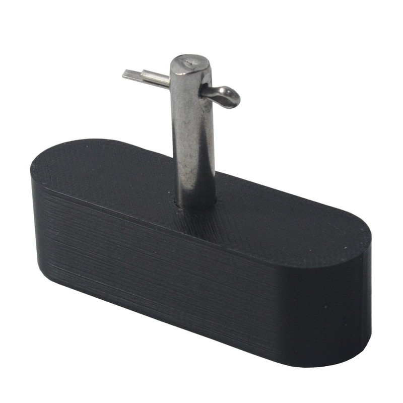 Uiuilz 2PCS Futon Oblong Glide Roller/Slider/Dowel Hardware Part Piece with