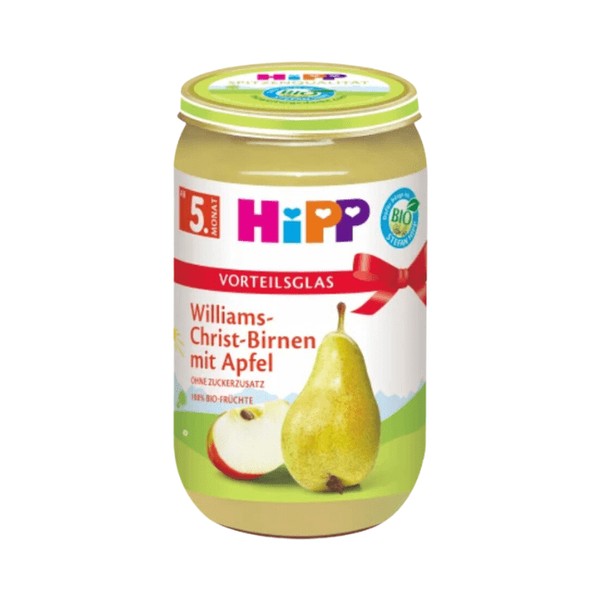 Hipp Früchte Williams-Christ-Birnen mit Apfel, ab dem 5. Monat 250 g