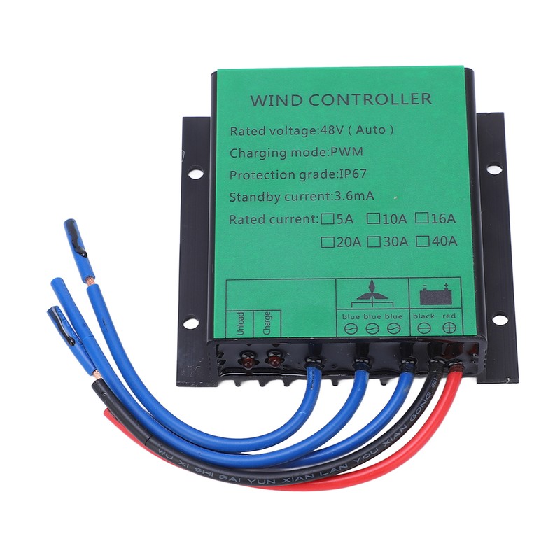 Wind Turbine Generator Controller 1000W Efficient PWM Charging IP67 LED