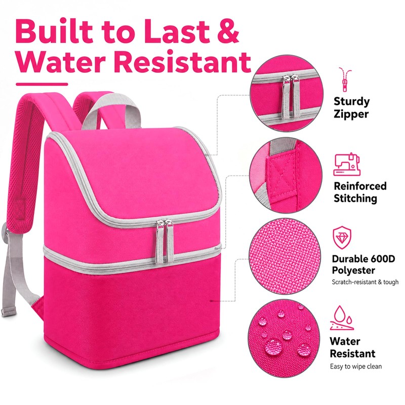 Carrying Case Backpack for Toniebox 1 & 2, 2-Layer, Holds