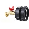 Tote to Garden Hose Adapter, 2-inch Fine/Coarse Thread Compatible, 3/4-inch