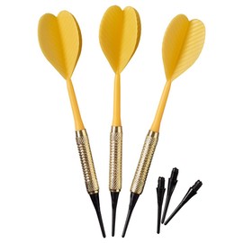 Best Sporting Safety Dartpfeile, 3 Stück à 7 g, Hülse aus Messing, unterschiedliche Farben, Farbe zufällig
