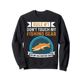 Alligator Gar Fishing Spot Rod and Reel Combo Alligator Gar Sweatshirt