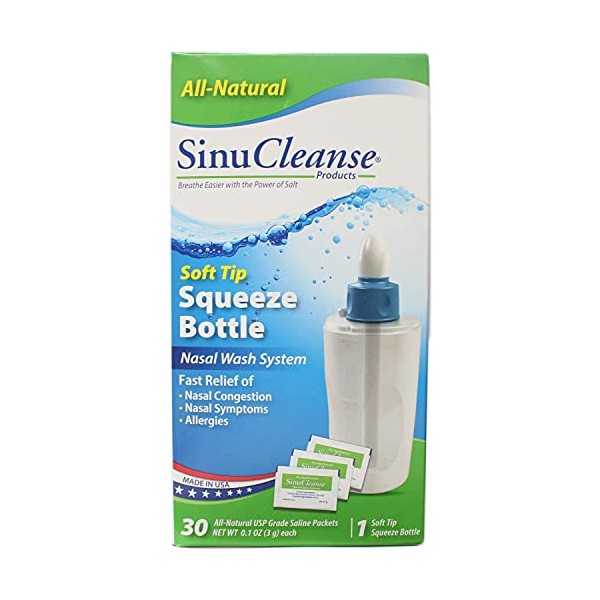 Sinu Cleanse Squeeze Nasal Wash Bottle Size: KIT