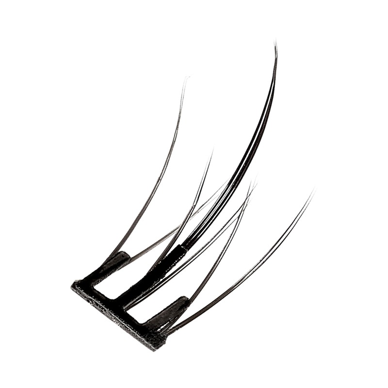 Ollio Spiky M Glue Free Partial False Eyelashes, 3 Bundles,
