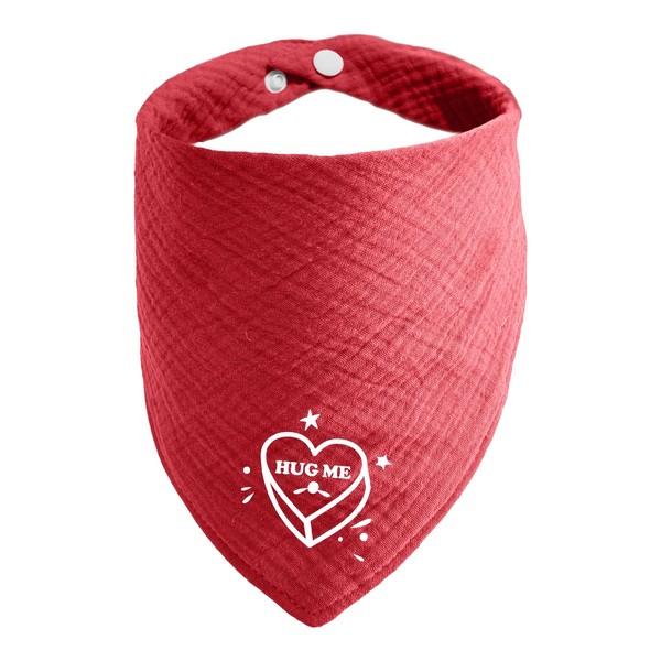 Ganbuyrii Heart Print Adjustable Cotton Dog Bandage - a Soft