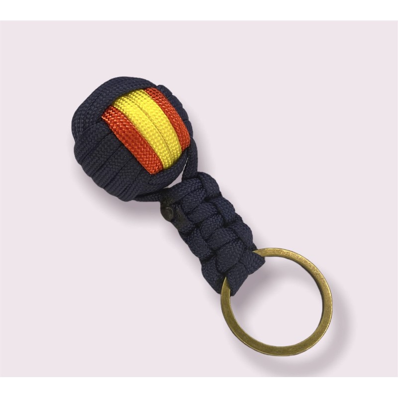 MIBANDERA Spanish Flag Keyring Key Ring Man Woman Spanish Flag