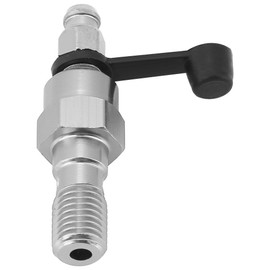 KIMISS M10 x 1.25 mm Brake Cylinder Brake Caliper Bleed Screw Nipple Banjo Screw + Dust Cap (Silver), Blue / Black / Red / Silver