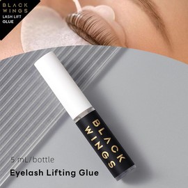 BLACKWINGS Lash Lift Glue 1PCS, Lash Lift Adhesive, Eyelash Perm Glue for Lash Lifting and Curling Strong Sticky Hold Eyelash Perm 5ML