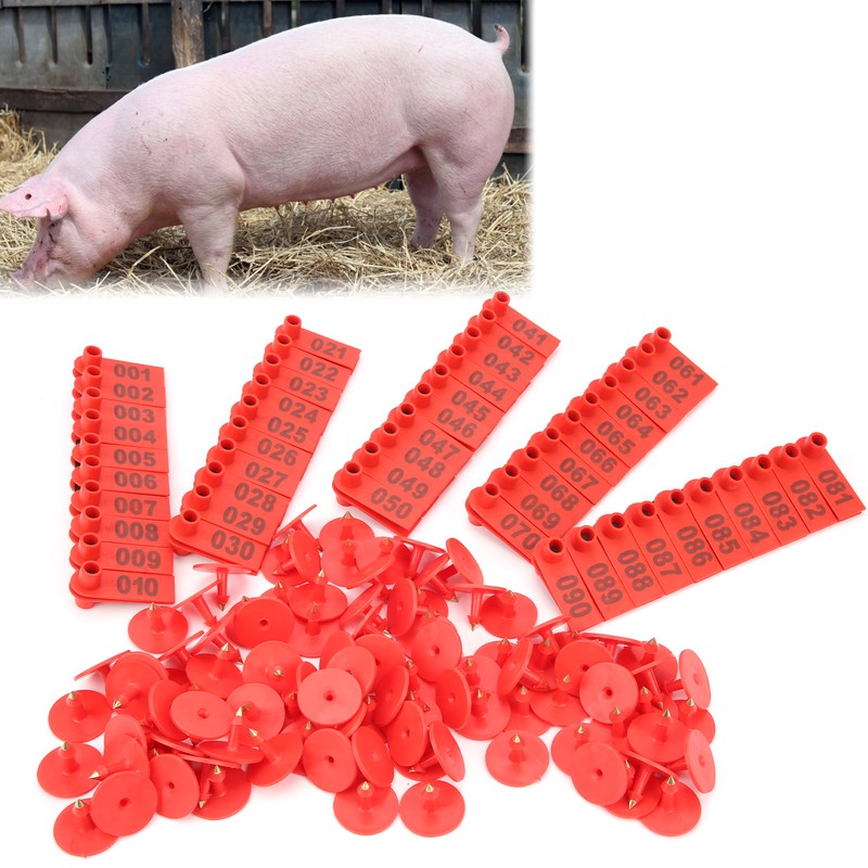 Pig Cattle and Sheep Ear Tag Farm Animal Indentification Card