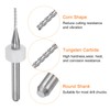 sourcing map 10pcs End Mill Bits 1mm Solid Carbide CNC