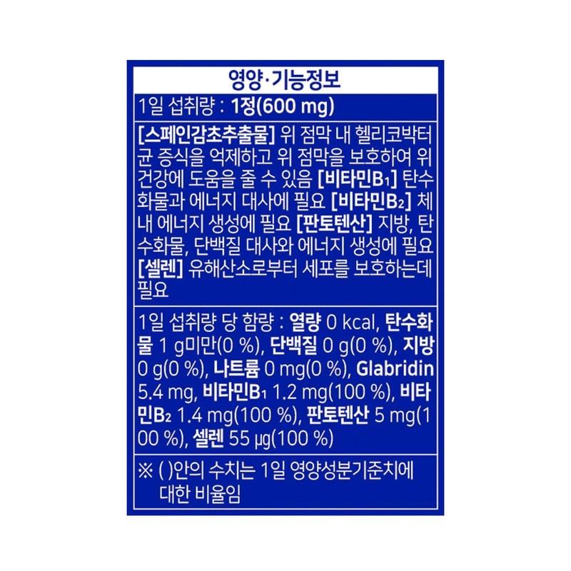 Chong Kun Dang Gastric Health Helicobacter Project 30 tablets /