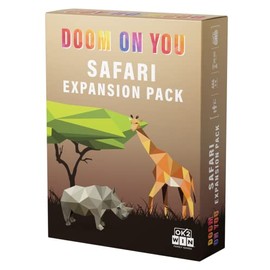 Ok2Win Doom-Parent (Safari Expansion) - Exciting Strategy Card Game for Family and Friends - Ages 8+
