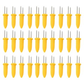 30 Pcs Corn Holders Corn on The Cob Holder Corn Forks for Home Party Camping BBQ Supplies