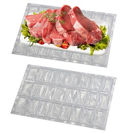 2 PCS Reusable Cooling Mat ice sheet for Keeping Food Fresh Outside Party - Flexible Ice Packs Blankets Keep Meat Cold, Replacement Freezer Mat Chiller for Camping Coolers
