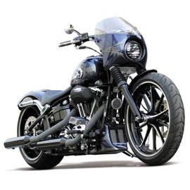 Kijima HD-01563 Motorcycle Parts Headlight Grill for 05y-5-3/4 Inch, Black