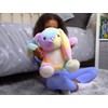 Mousehouse Gifts 25cm Rainbow Rabbit Soft Toy