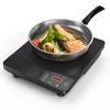Nafewin Portable Induction Cooktop 1800W,110V Single Burner Induction Burner &