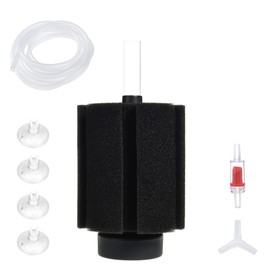 ALEGI Aquarium Bio Sponge Filter with Ceramic Media for Clear and Quiet Aquariums for Betta Fry Shrimp Tiny Fish Tank (10-40 Gallon 1 Pack)