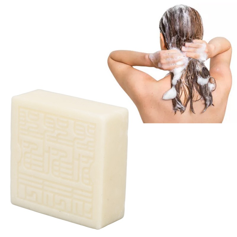 Rice Water Shampoo Bar Nourishing Grease Removal Portable Shampoo Soap