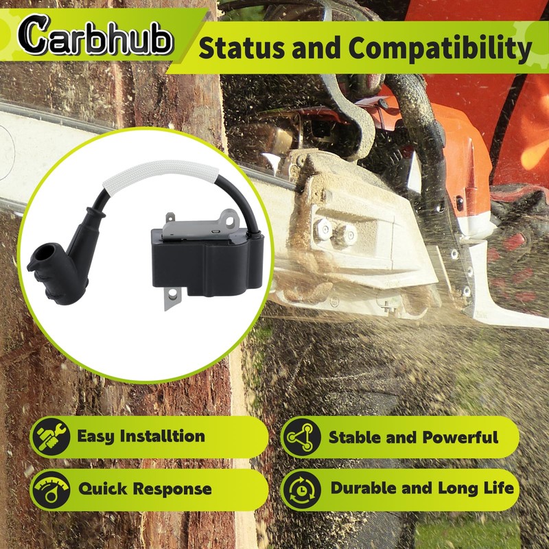 Carbhub Ignition Coil Fit for Stihl MS193 MS193 T MS193