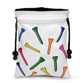 Golf Pouch Golf Ball Tennis Ball Storage PU Bag Ball Bag Golf Accessory Bag PU Golf Pouch Fashion Design for Men and Women