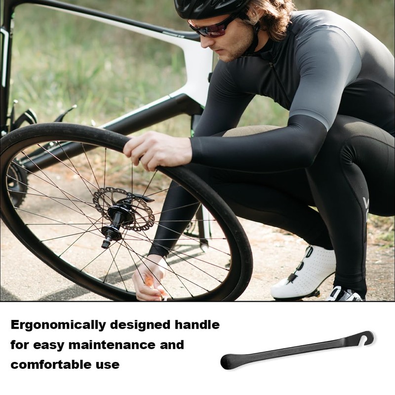 VYIBPDY Bicycle Tyre Lever, 4 Pieces Metal Tyre Levers for